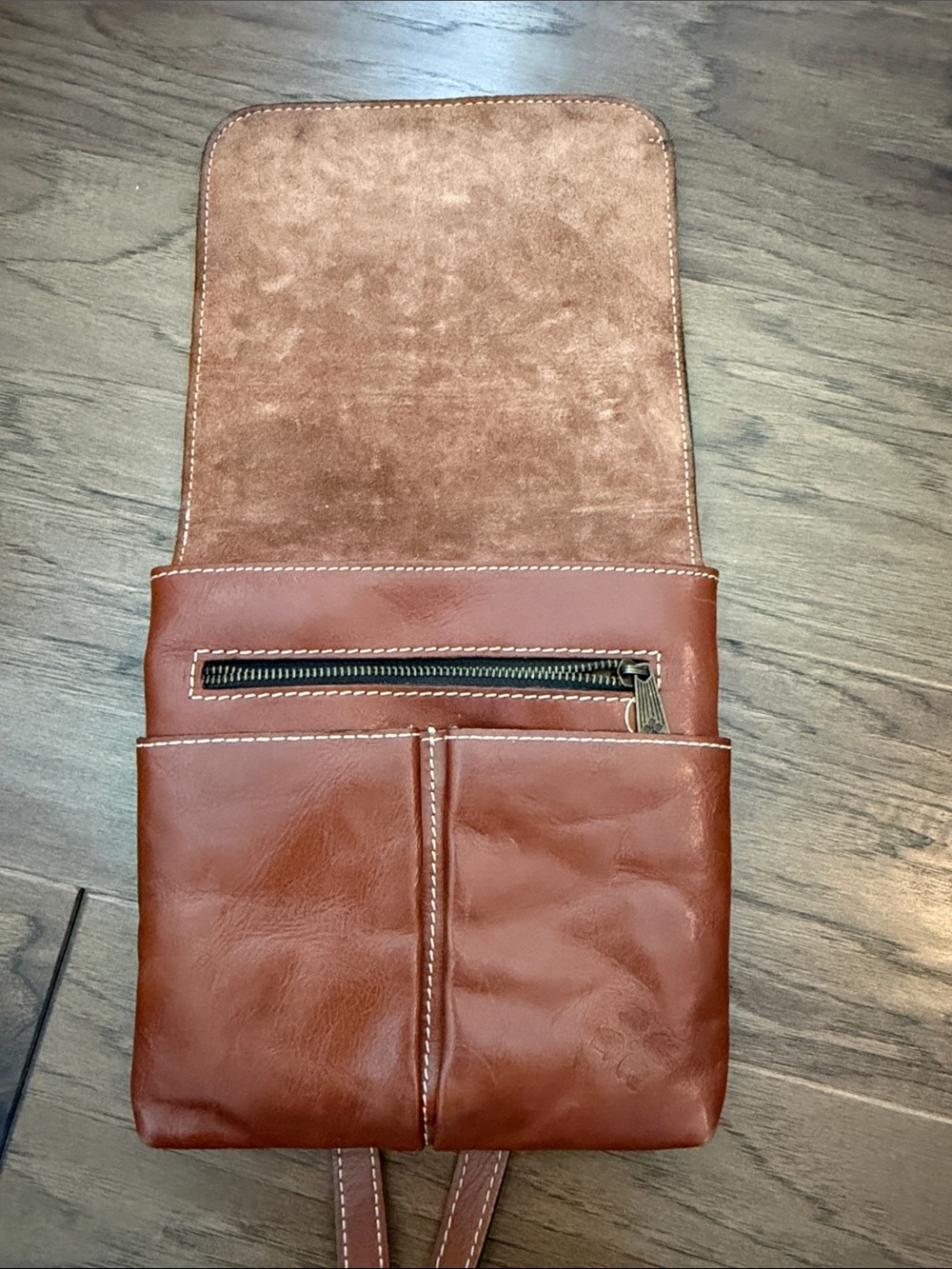 Patricia Nash Granada Crossbody Bag - Tooled Florence Brown Leather - Picture 3 of 12